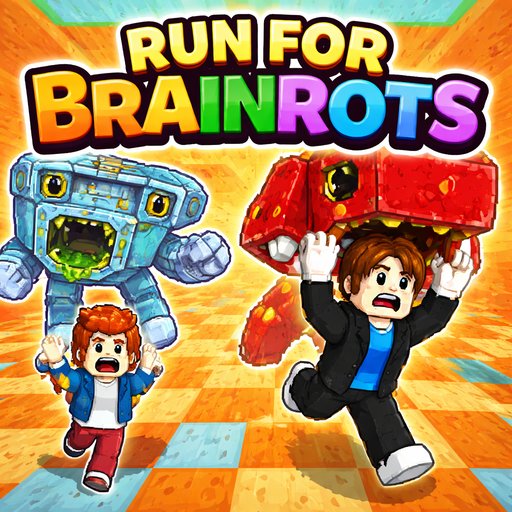 Run for Brainrots logo