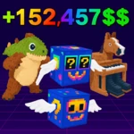 Steal the Brainrot: Collect Them All - Free Online Clicker Collection Game Logo